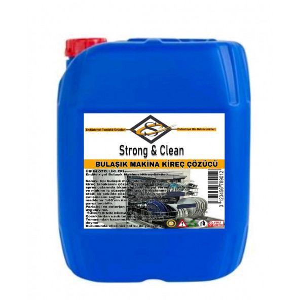 Bulaşık Makine Kireç Çözücü 20KG ürün görseli 1