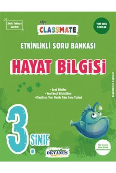 3. Sınıf Classmate Hayat Bilgisi Etkinlikli Soru ürün görseli 1