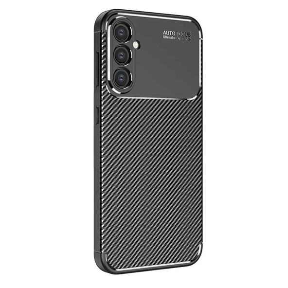 Gpack Samsung Galaxy S25 Kılıf Negro Karbon Kamera Korumalı Silikon ürün görseli 1