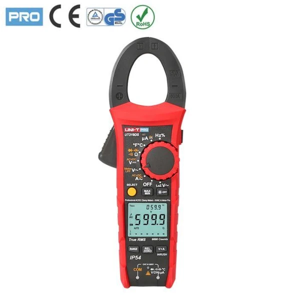 UNI-T UT 219DS Pro Seri Ac/Dc 600A True Rms Dijital Pensampermetre ürün görseli 1