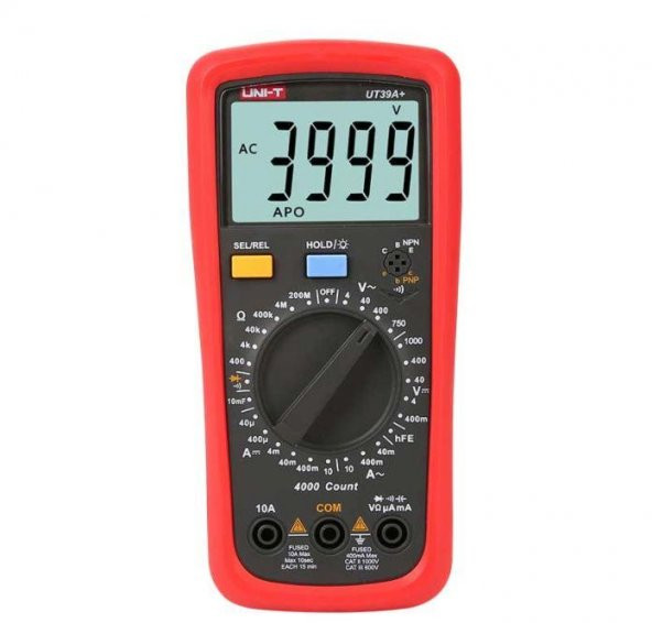 Unı-t Ut 39A+ Dijital Multimetre Ac 1000v Dc 750v Ac/Dc 10a ürün görseli 1