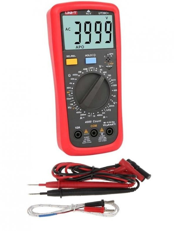 Unı-t UT 39c+ Ncv Dijital Multimetre ürün görseli 1