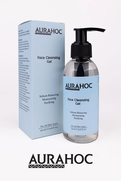 AURAHOC Liçi Özlü Arındırıcı & Sebum Dengeleyici Yüz Temizleme Jeli 150ml Taze Ve Dengeli Cilt ürün görseli 1
