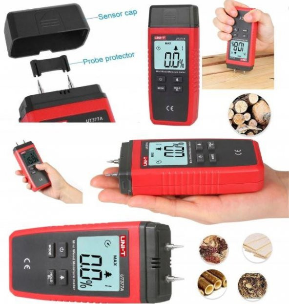 UNI-T UT 377A Ağaç Nem Ölçer - Resim 3