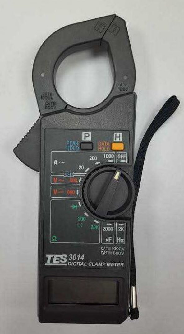 Tes 3014 1000A AC Dijital Pensampermetre (Tes 3012 Yeni Modeli) ürün görseli 1