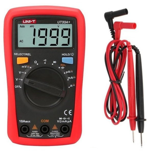Unı-t Ut 33A+ Dijital Multimetre Ac/Dc 600v 10a UT33A+ ürün görseli 1