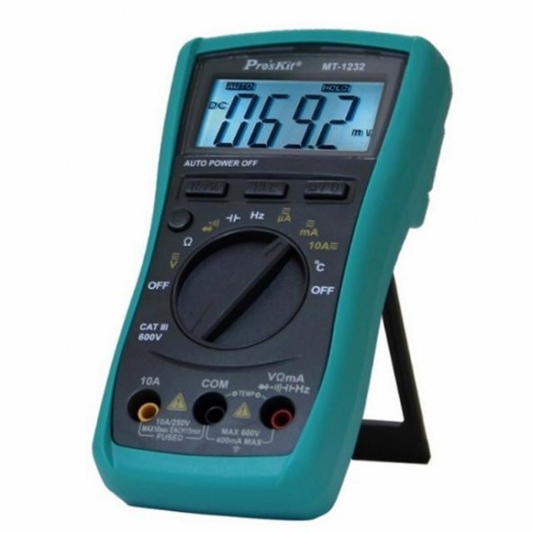 PROSKİT PK-023 MT-1232  DİGİTAL MULTİMETRE - Resim 2