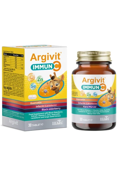 Argivit Immun C Tablet - 30 Tablet - Resim 3