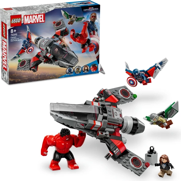 Lego Marvel Kaptan Amerika ile Red Hulk Savaşı 76292 ürün görseli 1