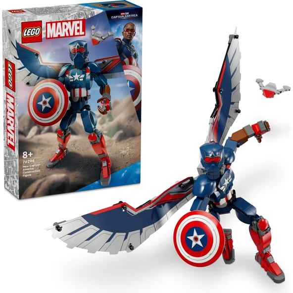 Lego Marvel Yeni Kaptan Amerika Yapım Figürü 76296 ürün görseli 1
