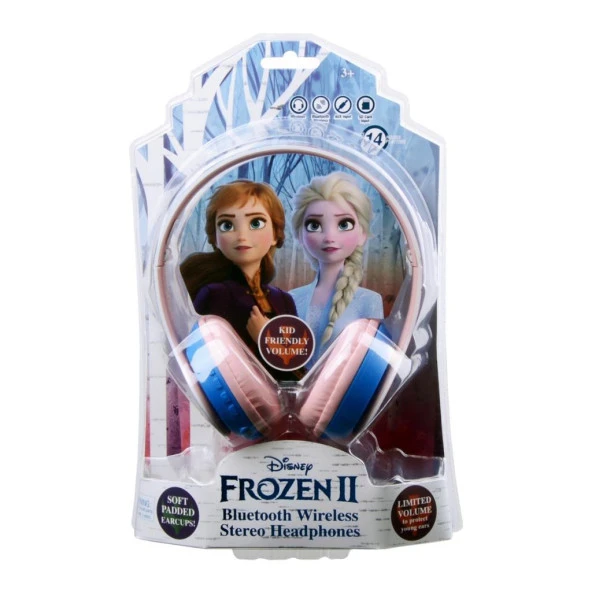Disney Frozen 2 Karlar Ülkesi 2 Bluetooth Kulaklık Mikrofonlu Kablosuz Anna Elsa Çocuk Kulaklığı Lisanslı DY-1006-FR2 ürün görseli 1