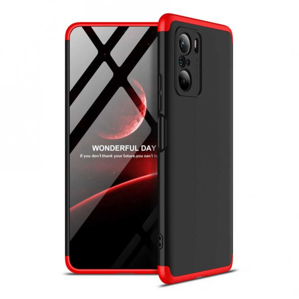 Xiaomi Redmi K40 Kılıf Kamera Korumalı 360 Tam Koruma Ays ürün görseli 1