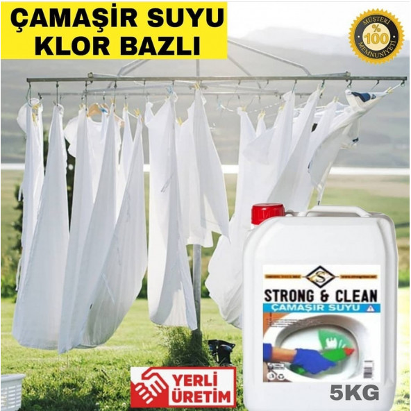 Çamaşır Suyu Klorlu 5KG - Resim 2