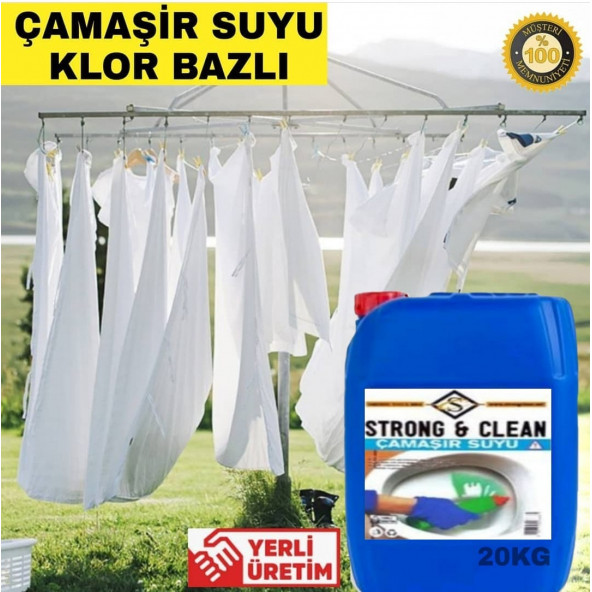 Çamaşır Suyu Klorlu 20KG - Resim 2