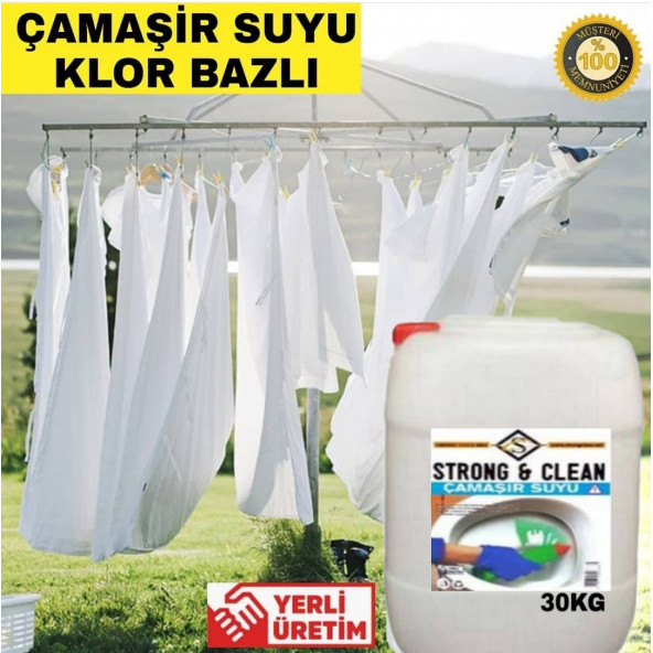 Çamaşır Suyu Klorlu 30kg - Resim 2