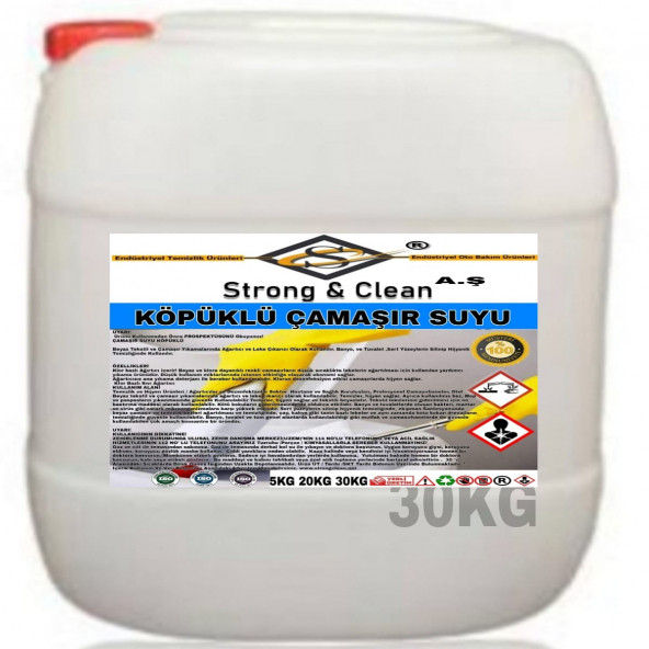 Çamaşır Suyu Köpüklü 30kg ürün görseli 1