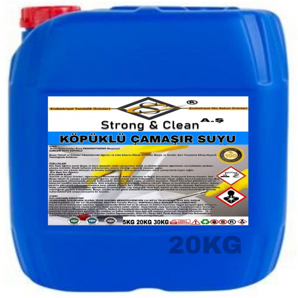 Çamaşır Suyu Köpüklü 20kg ürün görseli 1