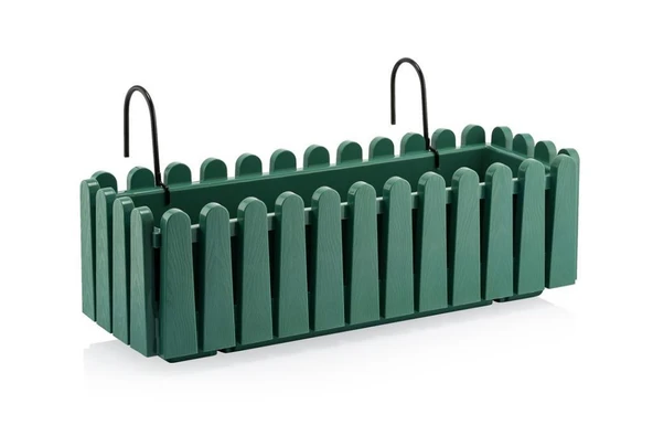 Omnipazar SO-İB02 Yeşil Askılı Balkon Saksı Takım 9 lt No 2 37620 ürün görseli 1