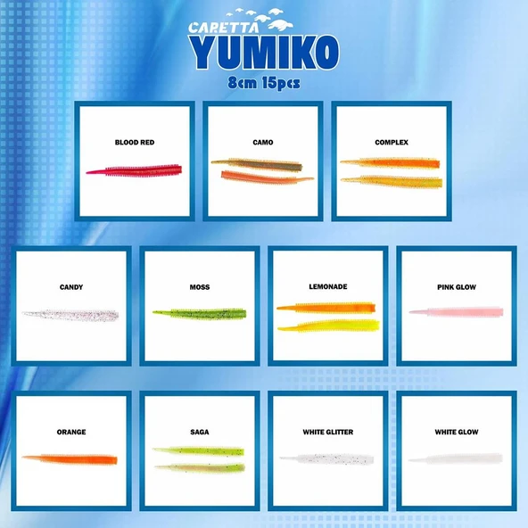 Caretta Yumiko 8cm Kokulu Lrf Silikon Yem ürün görseli 1