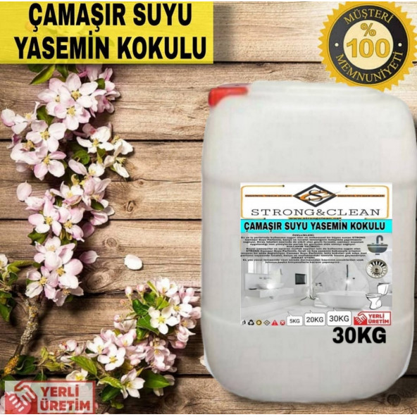 Çamaşır Suyu Yasemin Kokulu 30kg ürün görseli 1