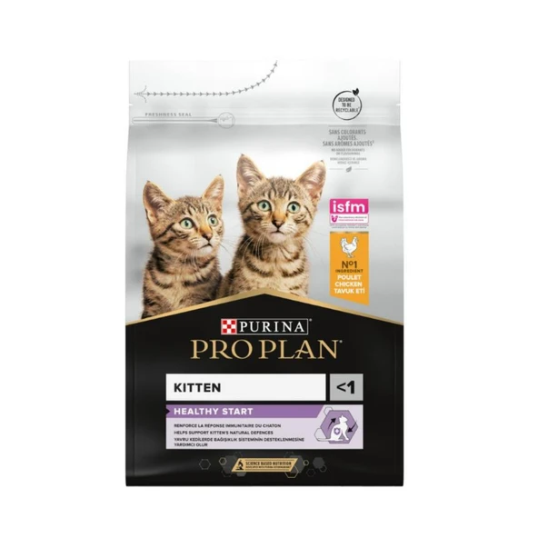 Pro Plan Tavuklu Pirinçli Yavru Kedi Maması 3 kg ürün görseli 1