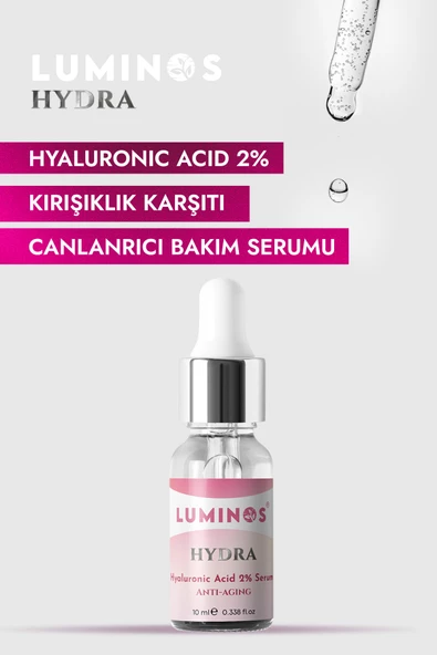 Luminos Kırışıklık Karşıtı Hyaluronik Asit Serum - 10 ml ürün görseli 1