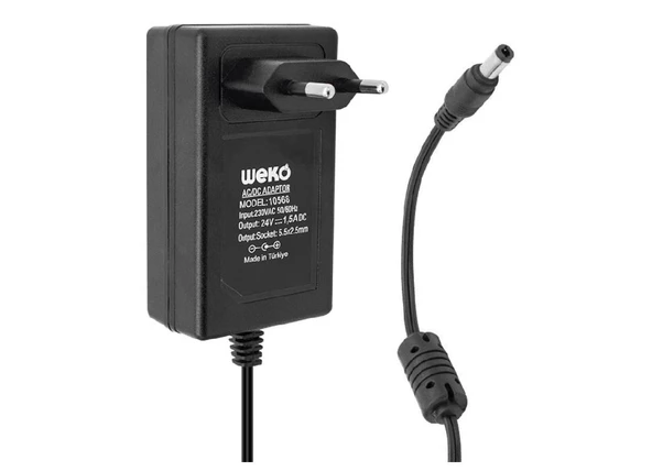 24V 1.5A  Adaptör DC Priz Tip ürün görseli 1