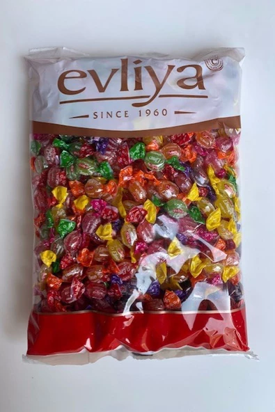 Evliya Şekerleme Bonbon Elmas Sert Atıştırmalık Ikramlık Bayram Şekeri 1 kg ürün görseli 1