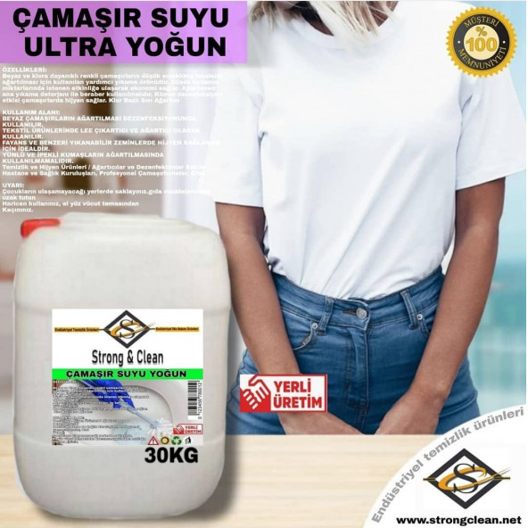 Çamaşır Suyu Ultra Yoğun 30kg - Resim 2