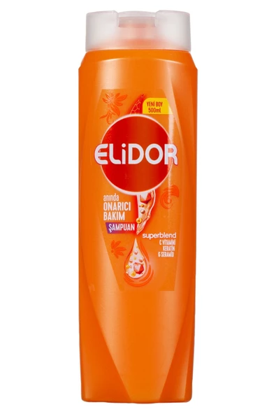 Elidor Superblend Anında Onarıcı Bakım Vitamin C Keratin 500 Ml Şampuan ürün görseli 1