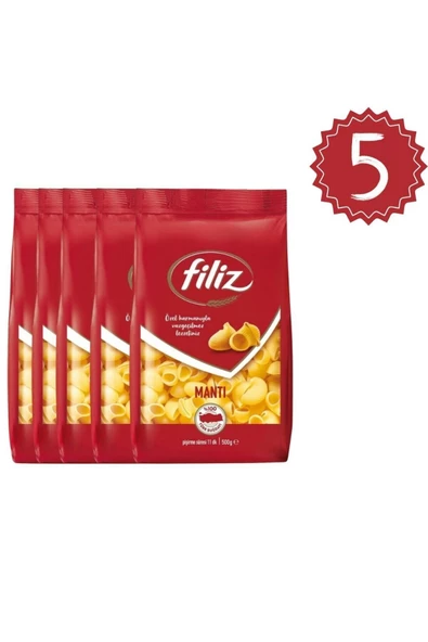 FİLİZ Filiz Mantı Makarna 500grx5 adet ürün görseli 1