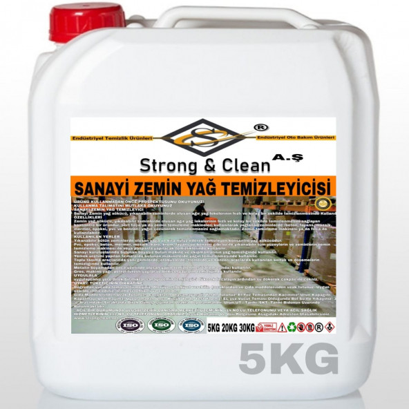Sanayi Zemin Yağ Temizleyicisi 5kg ürün görseli 1