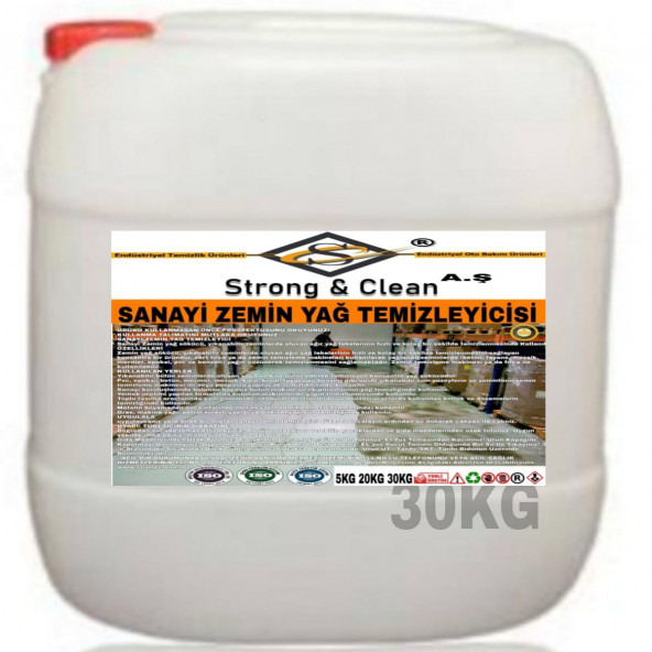 Sanayi Zemin Yağ Temizleyicisi 30kg ürün görseli 1