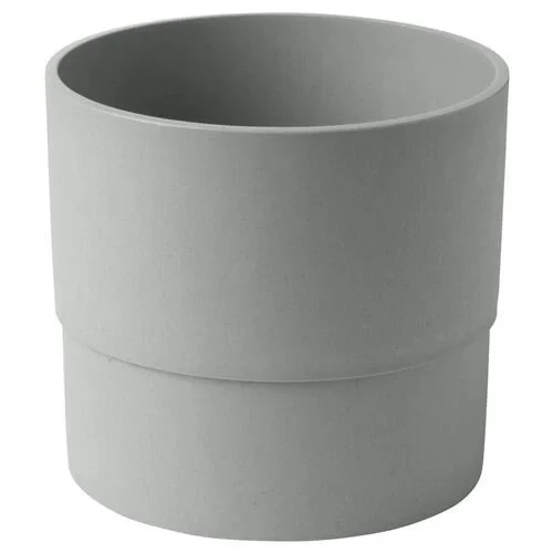 IKEA NYPON DEKORATİF PLASTİK SAKSI GRİ 15 CM ürün görseli 1