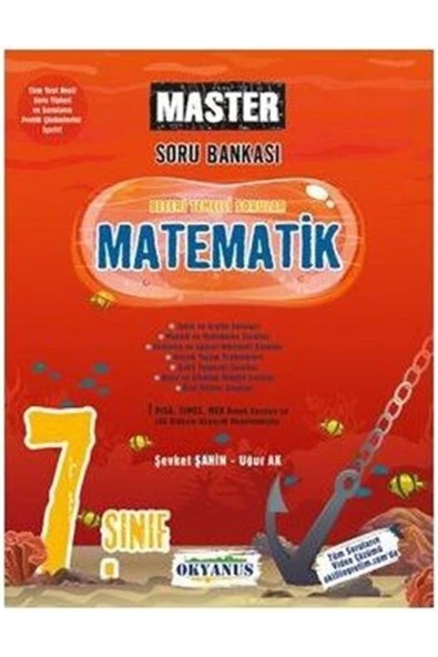 Okyanus Yayınları 7. Sınıf Matematik Master Soru Bankası 10119875 ürün görseli 1