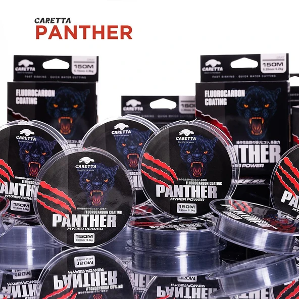 Caretta Panther 150mt Fluorocarbon Coating Misina ürün görseli 1