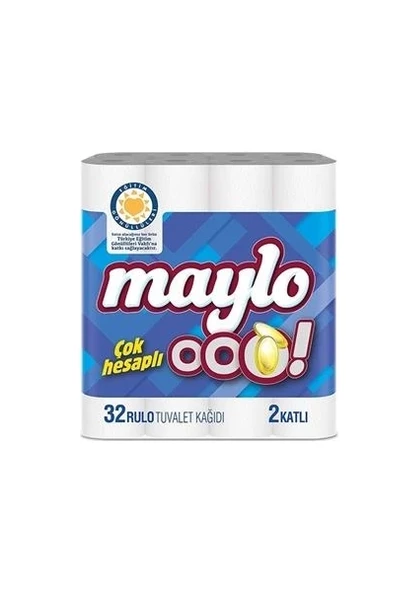 Maylo Hesaplı Tuvalet Kağıdı 32'li 2 Katlı Extra Dayanaklı ürün görseli 1