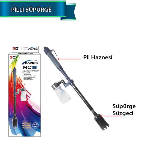 Dophin Pilli Süpürge ürün görseli 1