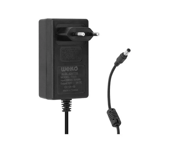 12V 3A Adaptör DC Priz Tip ürün görseli 1