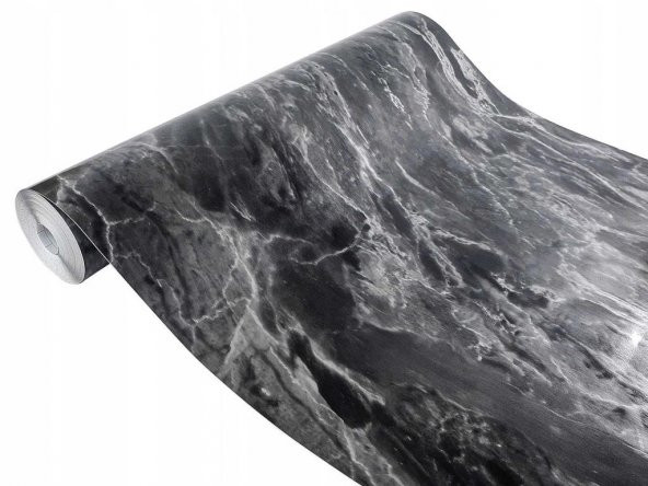 D-c-fix 346-3247 Siyah Mermer Desen Yapışkanlı Folyo (45cm x 1mt) ürün görseli 1