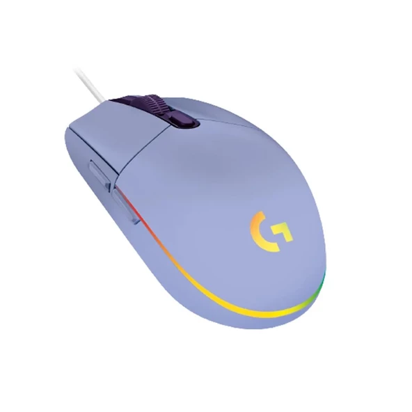 LOGITECH G203 LIGHTSYNC 8000 DPI RGB KABLOLU GAMING MOUSE-LİLA ürün görseli 1
