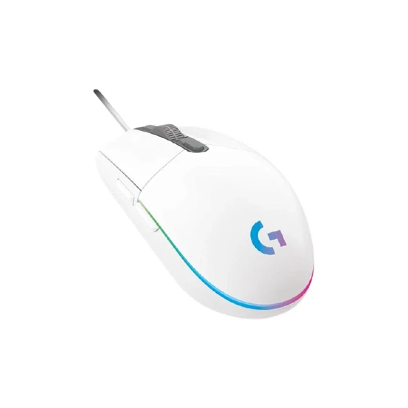 LOGITECH G203 LIGHTSYNC 8000 DPI RGB KABLOLU GAMING MOUSE-BEYAZ ürün görseli 1