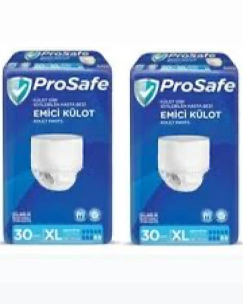 Prosafe Emici Külot Ekstra Büyük Boy XL 30'lu 2 Adet Hasta Bezi ürün görseli 1