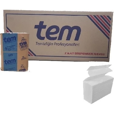 Tem Z Katlı Dispenser Havlu Peçete 140x12 ürün görseli 1