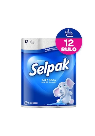 SELPAK 12 Lİ KAĞIT HAVLU ürün görseli 1