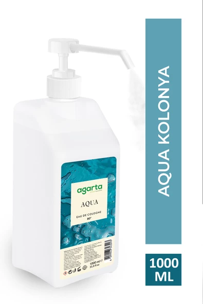 Püskürtme Valfli 80  Aqua Kolonya 1000 ml ürün görseli 1
