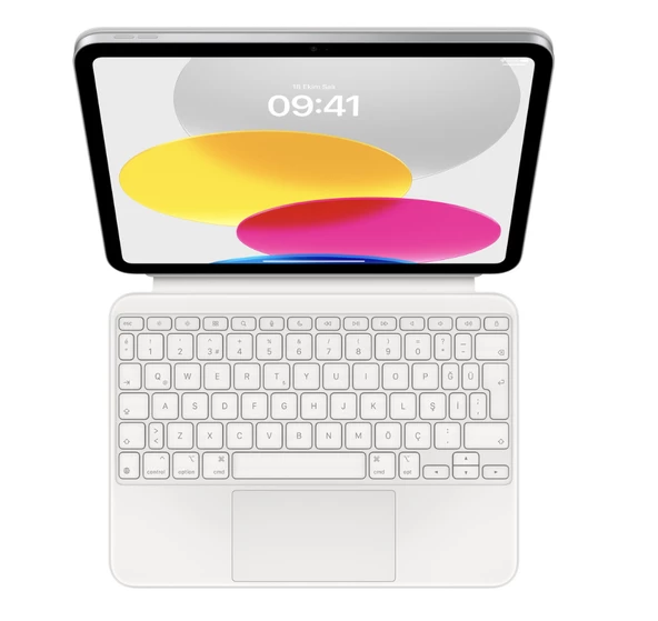iPad (10. nesil) ve iPad (A16) için Magic Keyboard Folio - TÜRKÇE F KLAVYE ürün görseli 1