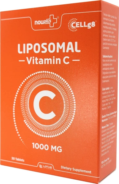 Liposomal Vitamin C 1000mg 30 Tablet - Resim 2