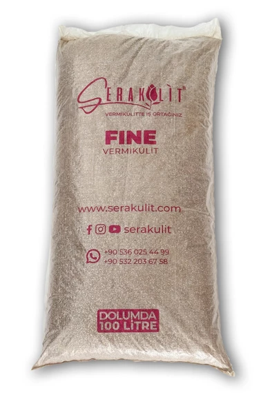 Serakülit İthal  Palabora Vermikülit  Fine 100 Litre - Resim 2