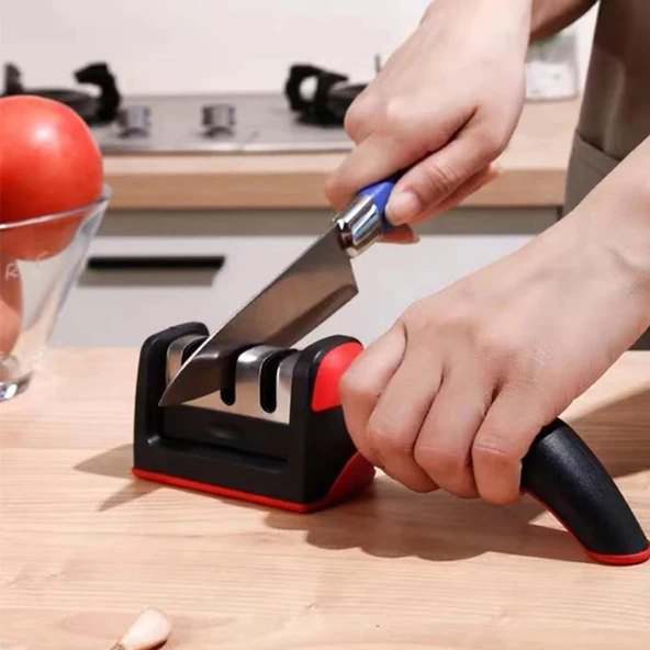 Ev Tipi Bıçak Bileme Aparatı ALeti - Resim 3